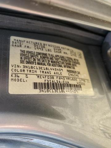 Photo 10 from auction – 2008 NISSAN VERSA S with VIN 3N1BC13E18L445409