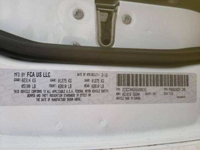 Photo 10 from auction – 2016 CHRYSLER 300 LIMITE with VIN 2C3CCAAGXGH208161
