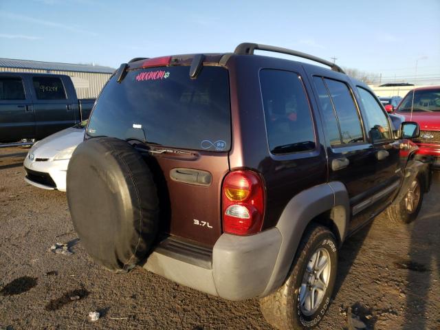 Photo 4 from auction – 2004 JEEP LIBERTY SP with VIN 1J4GL48K54W293555