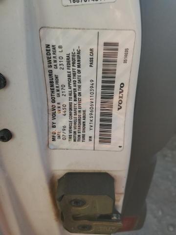 Photo 10 from auction – 1997 VOLVO 960 with VIN YV1KS9606V1103949