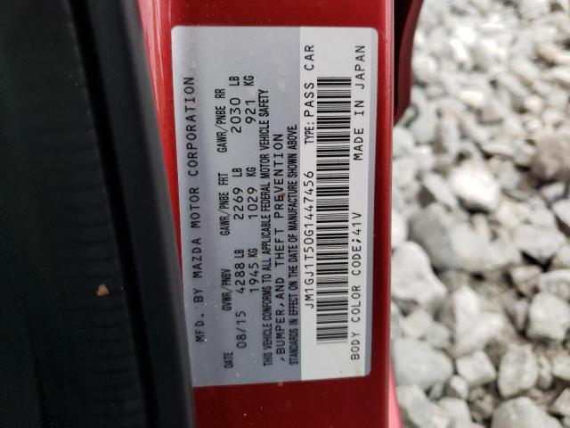 Photo 10 from auction – 2016 MAZDA 6 TOURING with VIN JM1GJ1T50G1447456