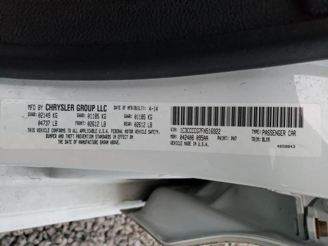 Photo 10 from auction – 2015 CHRYSLER 200 C with VIN 1C3CCCCG7FN516922