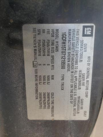 Photo 10 from auction – 2007 CHEVROLET EXPRESS G1 with VIN 1GCFH15T071219590