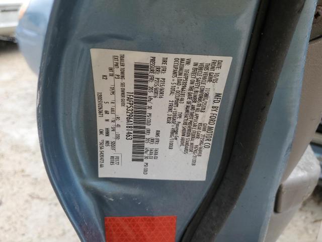 Photo 10 from auction – 2006 FORD TAURUS SE with VIN 1FAFP53296A181463