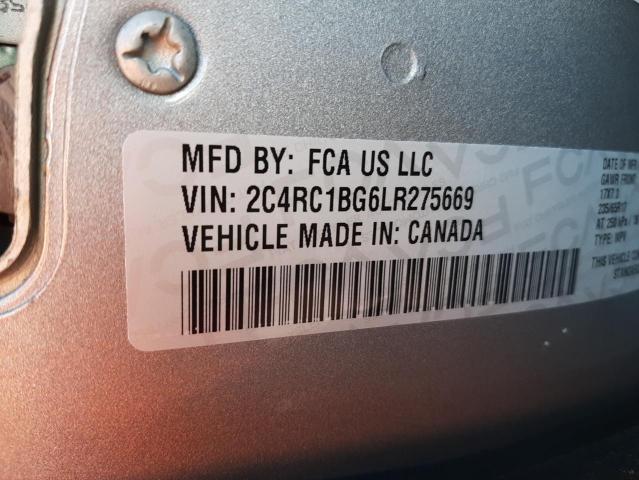 Photo 10 from auction – 2020 CHRYSLER PACIFICA T with VIN 2C4RC1BG6LR275669