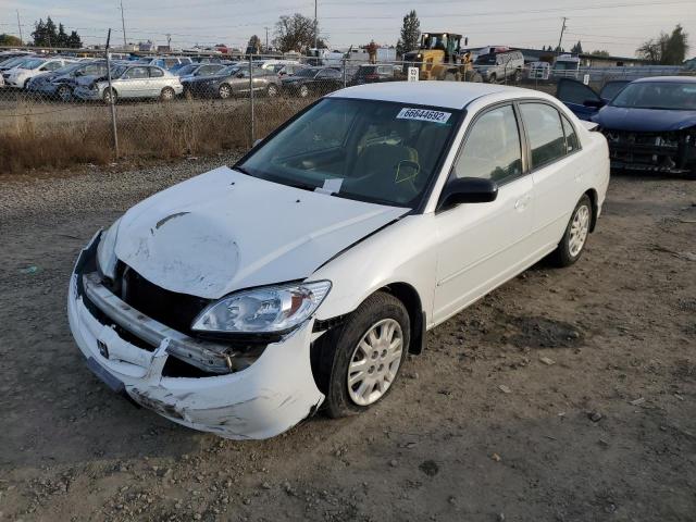 Photo 2 from auction – 2005 HONDA CIVIC LX with VIN 2HGES16545H609749