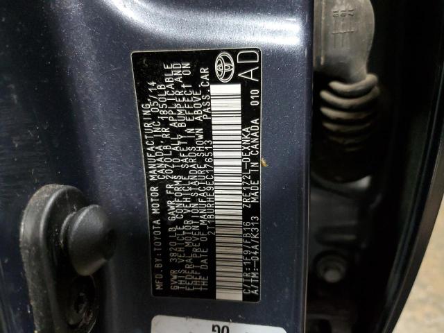 Photo 10 from auction – 2014 TOYOTA COROLLA L with VIN 2T1BURHE9EC176513