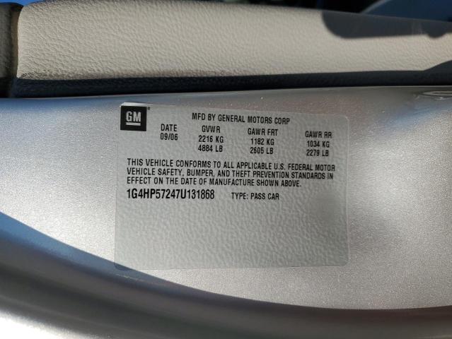 Photo 10 from auction – 2007 BUICK LUCERNE CX with VIN 1G4HP57247U131868