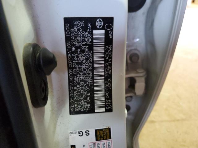 Photo 10 from auction – 2021 TOYOTA COROLLA LE with VIN JTDEPMAE1MJ152890