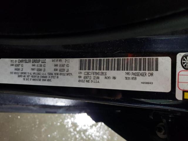 Photo 10 from auction – 2011 CHRYSLER 200 TOURIN with VIN 1C3BC1FB7BN512816