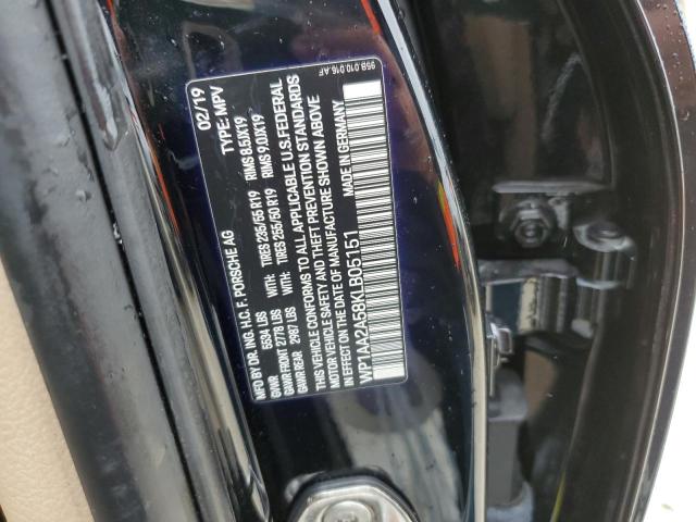 Photo 10 from auction – 2019 PORSCHE MACAN with VIN WP1AA2A58KLB05151