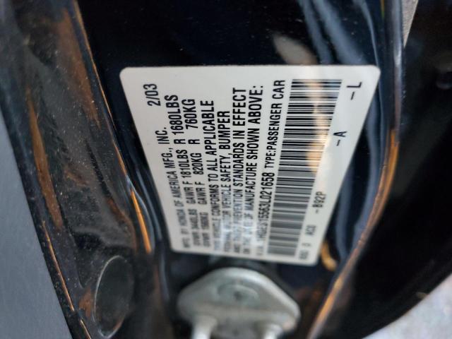 Photo 10 from auction – 2003 HONDA CIVIC LX with VIN 1HGES15563L021658