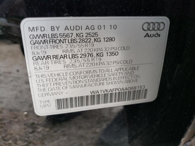 Photo 10 from auction – 2010 AUDI Q5 PRESTIG with VIN WA1VKAFP0AA068153