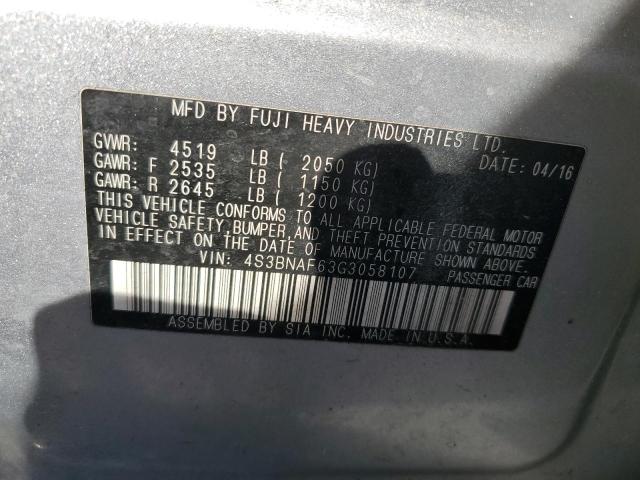 Photo 10 from auction – 2016 SUBARU LEGACY 2.5 with VIN 4S3BNAF63G3058107