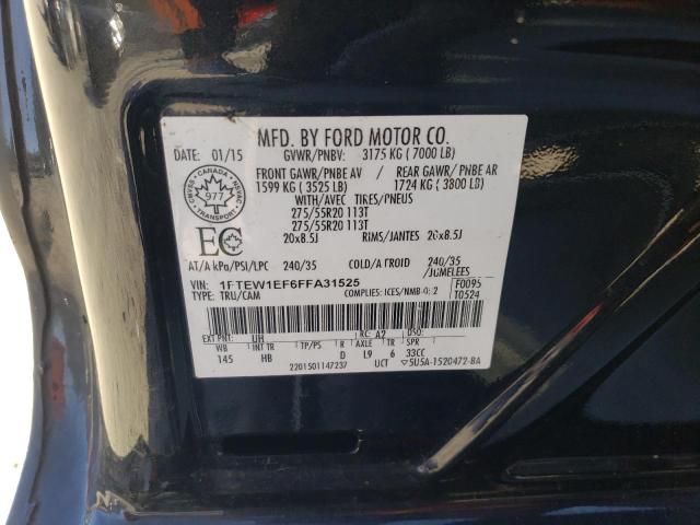 Photo 10 from auction – 2015 FORD F150 SUPER with VIN 1FTEW1EF6FFA31525