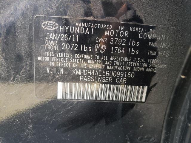 Photo 10 from auction – 2011 HYUNDAI ELANTRA GL with VIN KMHDH4AE5BU099160