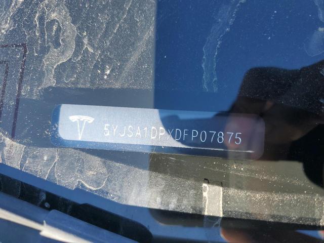 Photo 10 from auction – 2013 TESLA MODEL S with VIN 5YJSA1DPXDFP07875