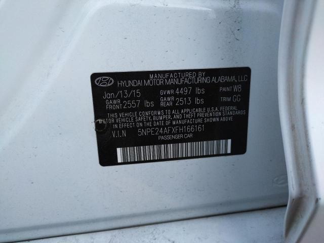 Photo 10 from auction – 2015 HYUNDAI SONATA SE with VIN 5NPE24AFXFH166161