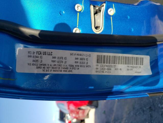 Photo 10 from auction – 2016 DODGE DART SE with VIN 1C3CDFAA2GD591757