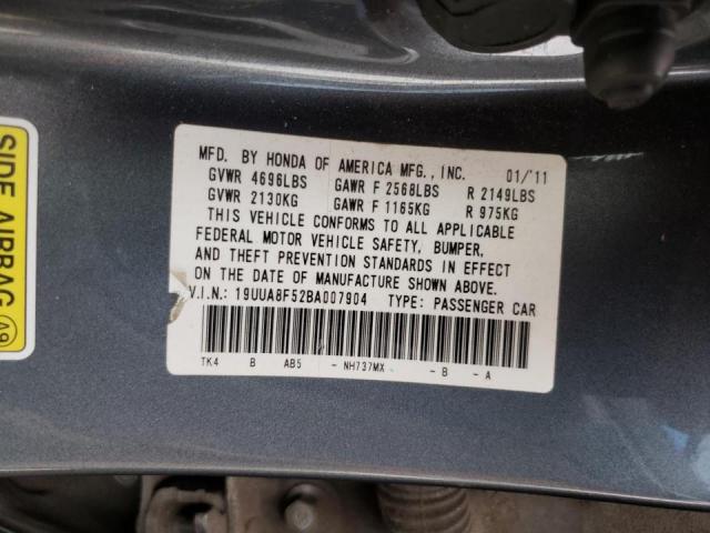 Zdjęcie 10 z aukcji – 2011 ACURA TL z VIN 19UUA8F52BA007904