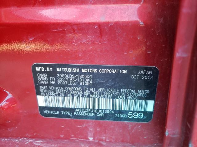Photo 10 from auction – 2014 MITSUBISHI LANCER ES/ with VIN JA32U2FU1EU012904