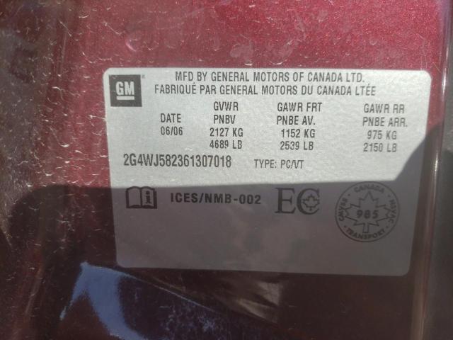 Photo 10 from auction – 2006 BUICK ALLURE CXL with VIN 2G4WJ582361307018