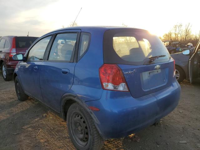 Photo 3 from auction – 2008 CHEVROLET AVEO BASE with VIN KL1TD66628B257538