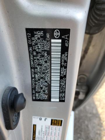 Photo 10 from auction – 2012 TOYOTA PRIUS with VIN JTDKN3DU5C5383160