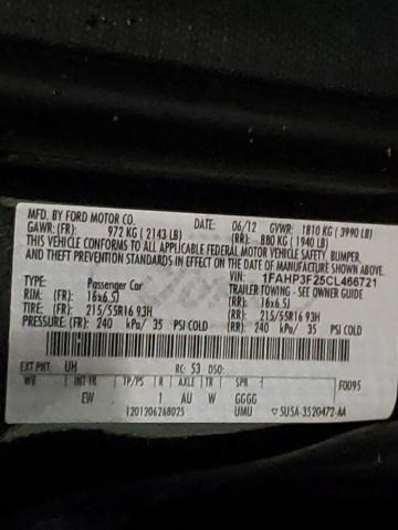 Photo 10 from auction – 2012 FORD FOCUS SE with VIN 1FAHP3F25CL466721