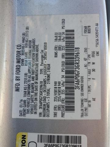 Photo 10 from auction – 2016 FORD FUSION S with VIN 3FA6P0G73GR339618