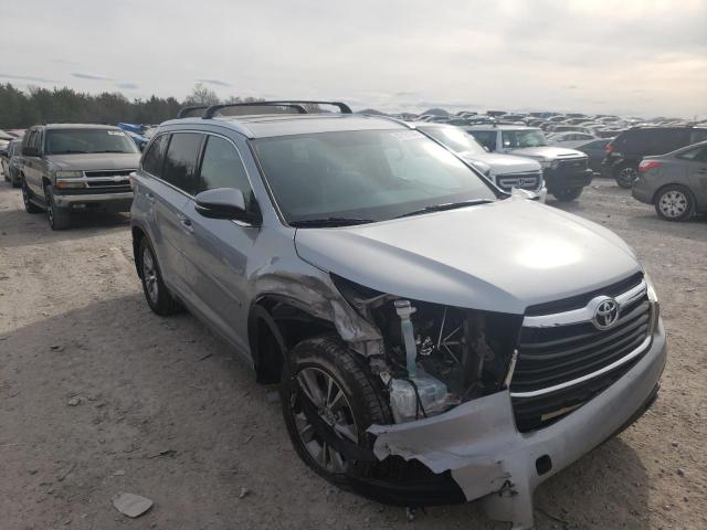 TOYOTA HIGHLANDER 2015 with VIN 5TDJKRFH5FS183840 - Photo from auction