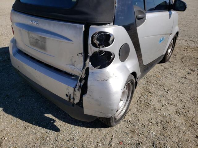 Photo 9 from auction – 2008 SMART FORTWO PAS with VIN WMEEK31X98K121432