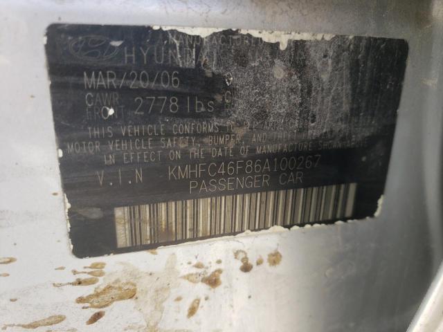Photo 10 from auction – 2006 HYUNDAI AZERA SE with VIN KMHFC46F86A100267