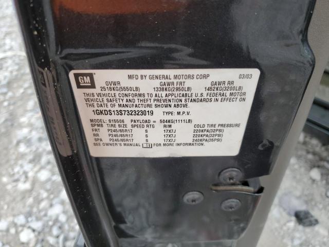 Photo 10 from auction – 2003 GMC ENVOY with VIN 1GKDS13S732323019