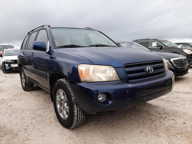 TOYOTA HIGHLANDER 2006 with VIN JTEGP21A160095363 - Photo from auction