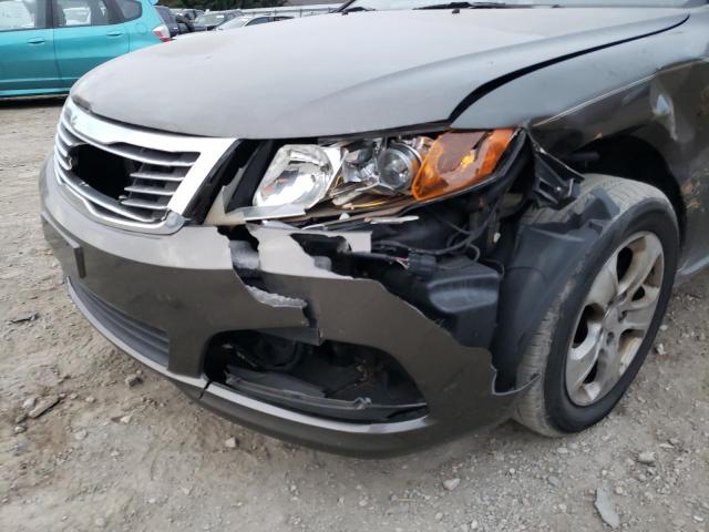 Photo 9 from auction – 2009 KIA OPTIMA LX with VIN KNAGE228695352897