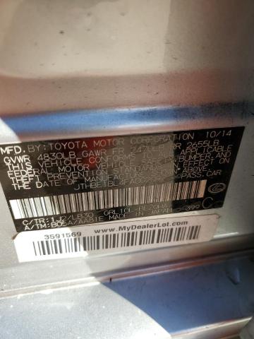 Photo 10 from auction – 2015 LEXUS GS 350 with VIN JTHBE1BL4FA002097