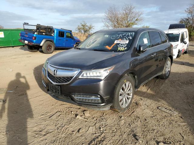 Photo 2 from auction – 2014 ACURA MDX TECHNO with VIN 5FRYD4H49EB039599
