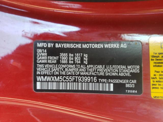 Photo 10 from auction – 2015 MINI COOPER with VIN WMWXM5C55FT939916