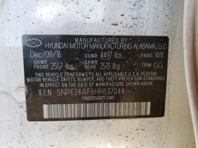 Photo 10 from auction – 2017 HYUNDAI SONATA SE with VIN 5NPE24AF6HH537044