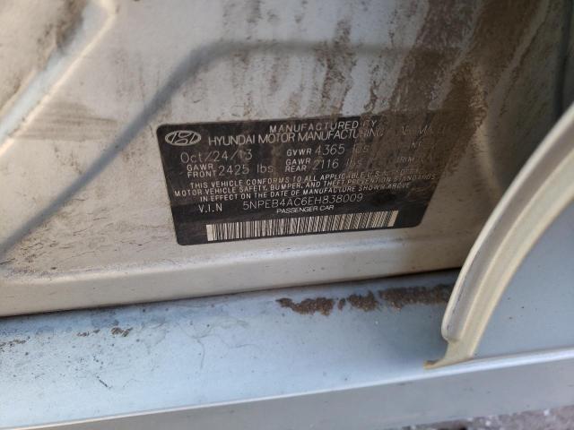 Photo 10 from auction – 2014 HYUNDAI SONATA GLS with VIN 5NPEB4AC6EH838009