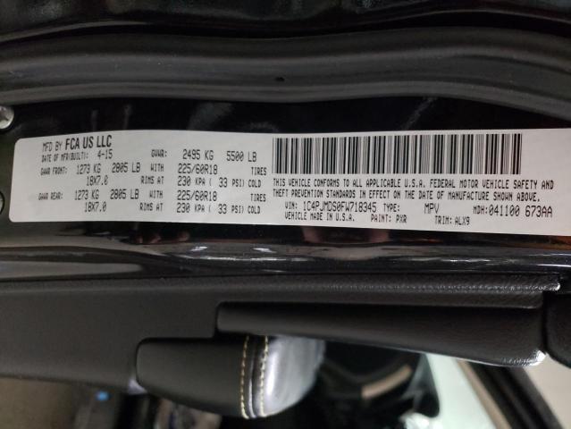 Photo 10 from auction – 2015 JEEP CHEROKEE L with VIN 1C4PJMDS0FW718345
