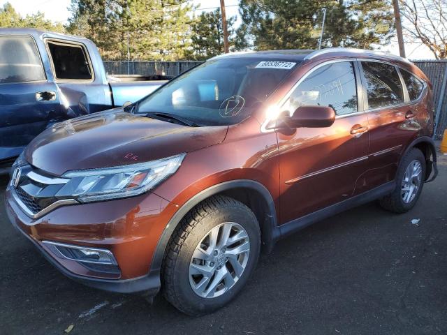 Photo 2 from auction – 2015 HONDA CR-V EXL with VIN 5J6RM4H76FL009064