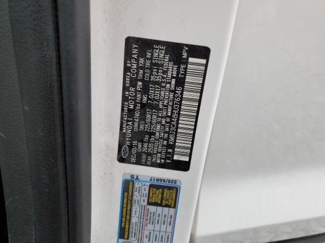Photo 10 from auction – 2017 HYUNDAI TUCSON LIM with VIN KM8J3CA48HU376346