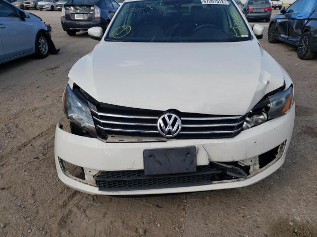 Photo 9 from auction – 2013 VOLKSWAGEN PASSAT SE with VIN 1VWBP7A32DC099136