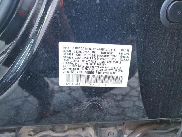 Zdjęcie 10 z aukcji – 2016 ACURA MDX TECHNO z VIN 5FRYD4H48GB012901