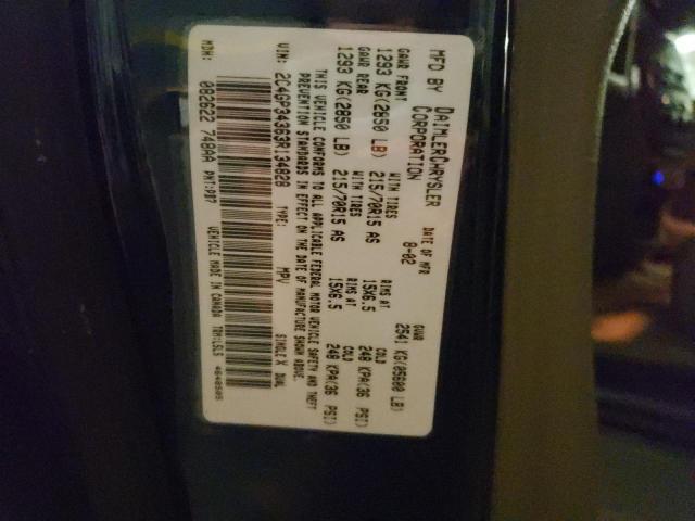 Photo 10 from auction – 2003 CHRYSLER TOWN & COU with VIN 2C4GP34363R134828