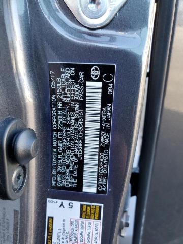 Photo 10 from auction – 2017 TOYOTA PRIUS with VIN JTDKBRFU0H3045161