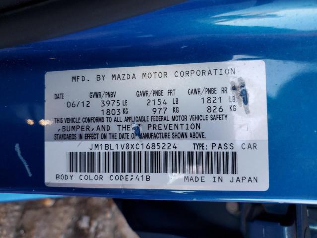 Photo 10 from auction – 2012 MAZDA 3 I with VIN JM1BL1V8XC1685224