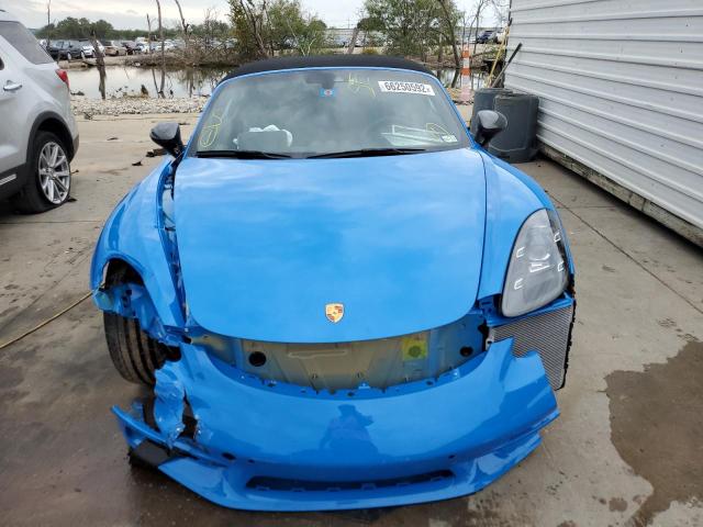 Photo 5 from auction – 2022 PORSCHE BOXSTER BA with VIN WP0CA2A89NS205516